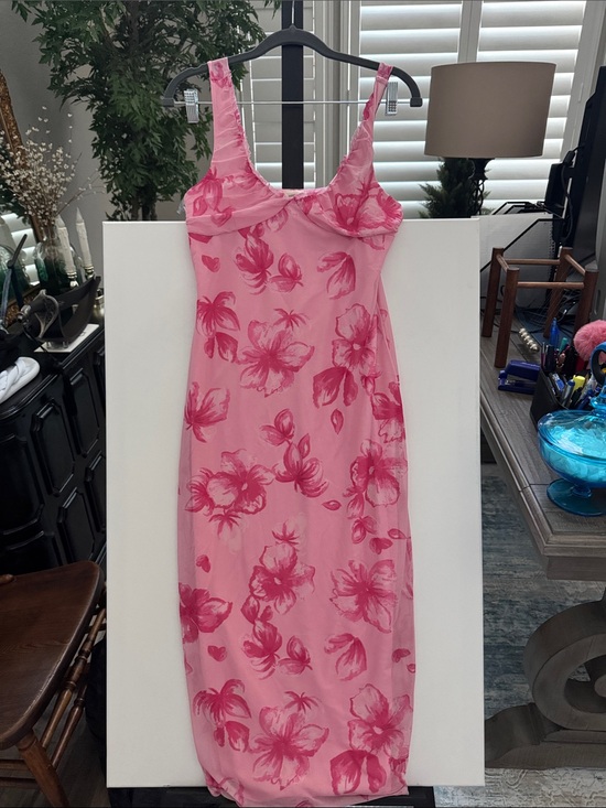 Derek Heart Dresses & Skirts - Derek Heart Pink Floral Maxi Slip Dress